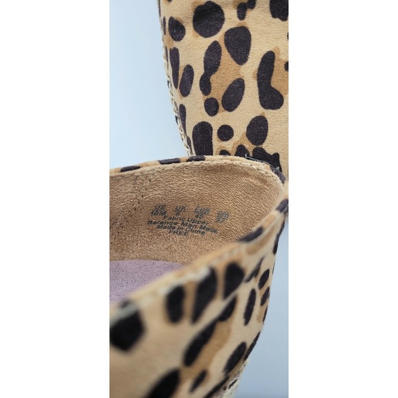 Dr. Scholl's BE Energized Leopard Print Espadrilles Slip On Shoes Sz 10 - Picture 11 of 11